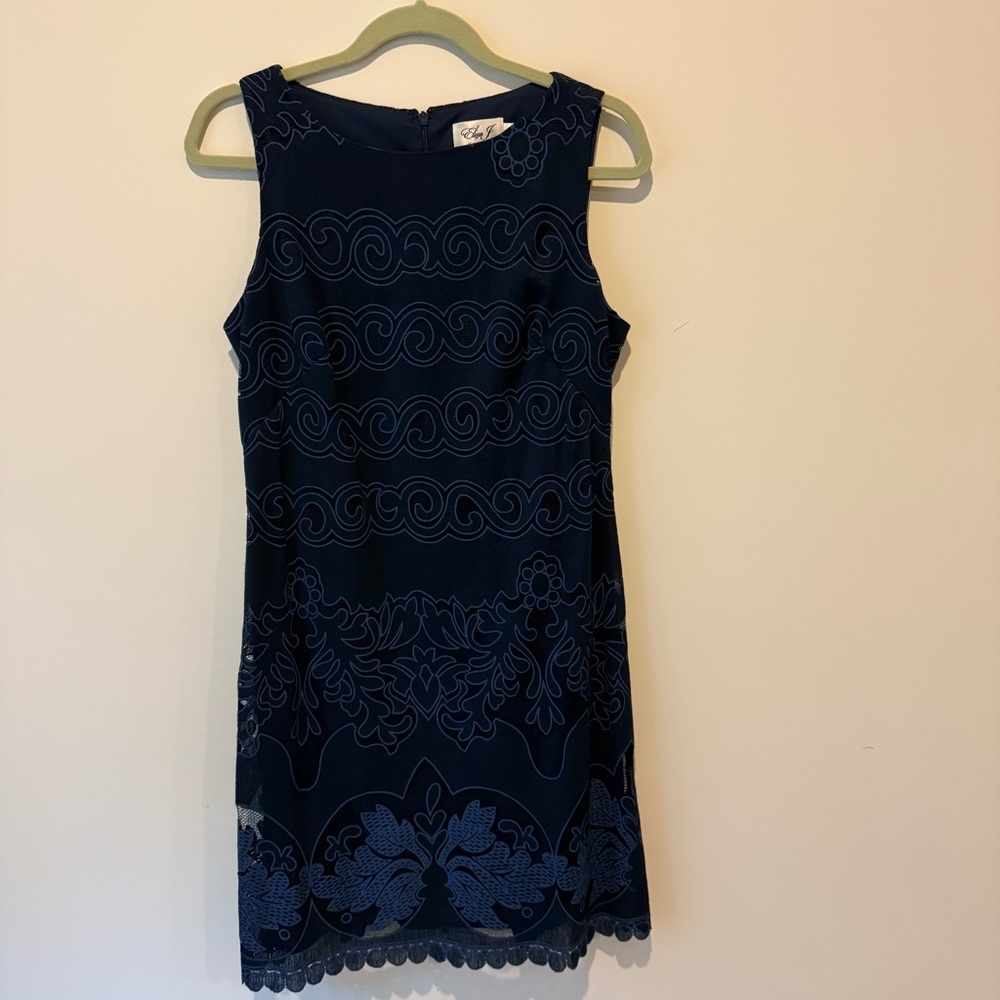 Eliza J Black Sleeveless Sheath Dress